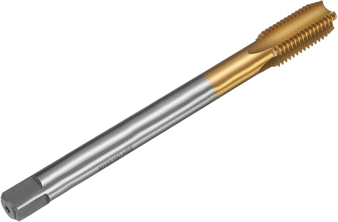 uxcell Metric Thread Tap M16 x 2 H2 160mm Straight Flute Screw Thread Milling Machine Taps Threading Tapping Repair Tool