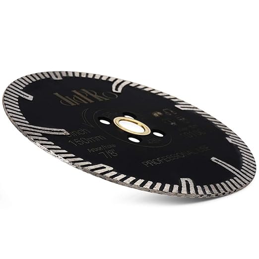 6" Granite Blade Diamond Cutting Blade for Cutting and Grinding Granite Marble Porcelain Tile (6"-1pc)…