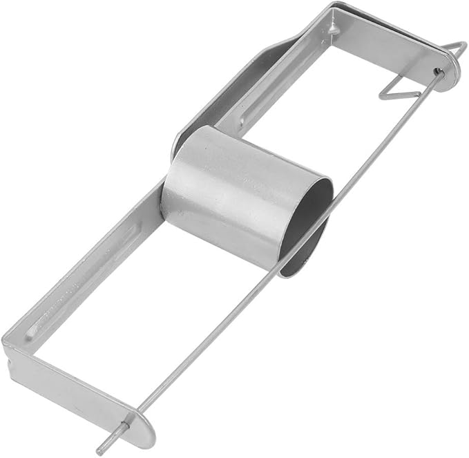 Drywall Tape Dispenser, Heavy-Duty Iron Tape Holder Reel with Belt Clip for Paper Tape, Large Capacity Metal Roll Holder for Drywall Tool Corner Beading