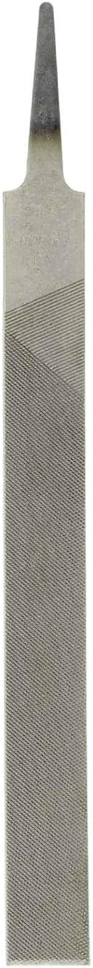 HARFINGTON Flat Medium Cut File 6" Double Cut Teeth High Carbon Steel Hand Rasp File without Handle for Metal Wood Deburring Removing