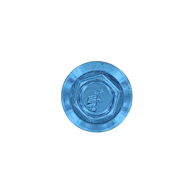 Fasteners Plus ST Fastening Maxx SteelBinder Metal to Metal #12 X 1 Blue Screws with EPDM Rubber Washer, 250-Count - Designed for Roofing and Siding Panels