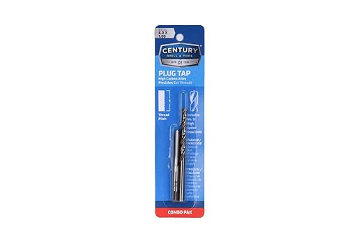 Century Drill & Tool 97410, 6.0X1.00 TAP & 9 Drill CD