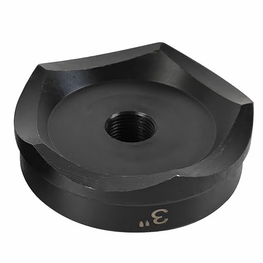 AMZCNC 3" Conduit Punch and Die for Hydraulic Knock Out Driver 3/4"-16UN Thread ((Conduit Hole Size) 3")(Actual Hole Size: 3.54")
