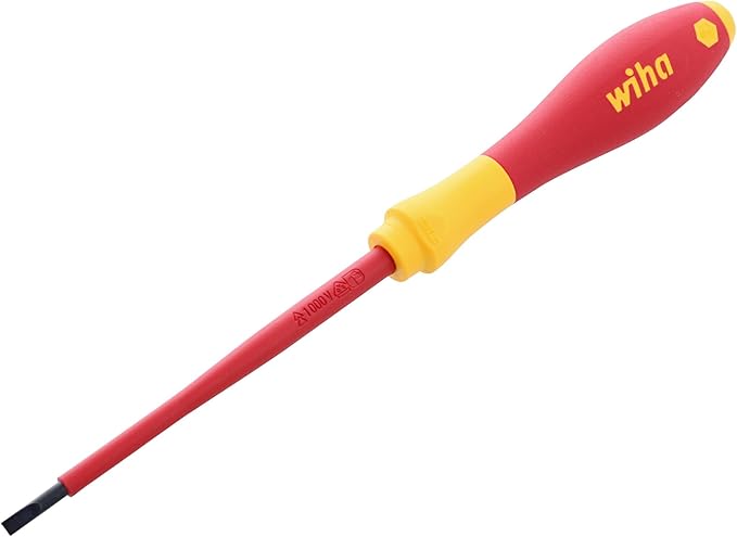 Wiha 32092 Slotted and Phillips Insulated Screwdriver Set, 1000 Volt, 5-Piece
