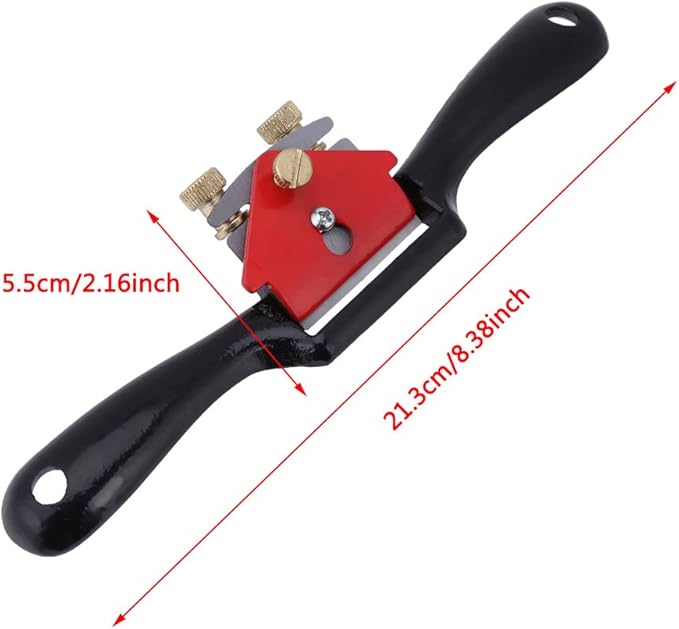 Hand Planer 9 Inch Adjustment Woodworking Cutting Plane Spokeshave Hand Trimming Tool With Screw