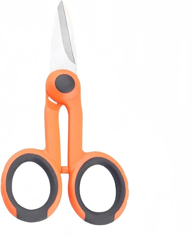 TXWTXPJ-1Pack Optic Fiber Cable Cutter Scissors for Fiber Optic Kevlar Shears Stainless Steel Electrical Shears Precision Scissor with Wire Optical Fiber Cut