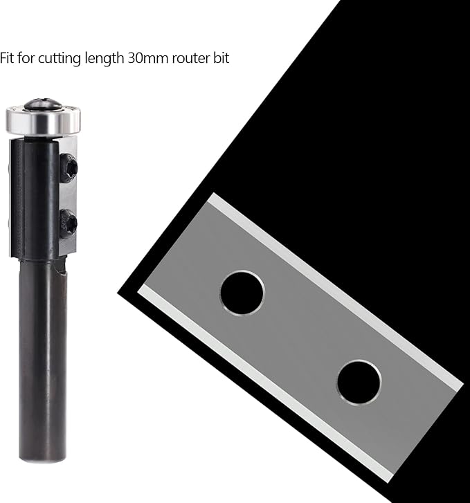 1.18" 30mm Carbide Inserts Scraper Blades for Paint Scraper Hand-Held Scrapers Spiral Helical Planer Cutter Heads and Router Bits