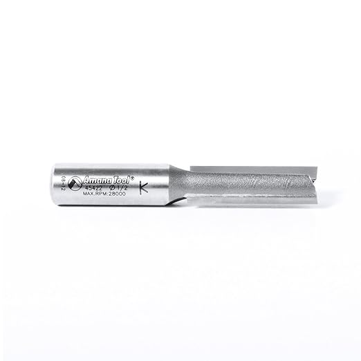 Amana Tool - 45422 Carbide Tipped Straight Plunge 1/2 Dia x 1-1/2 x 1/2" Shank