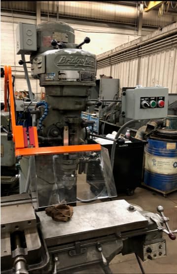 Ram Mount Milling Machine Safety Guard, INTERLOCKED Model. Part # MG-3-SK1 by ATS MACHINE SAFETY SOLUTIONS