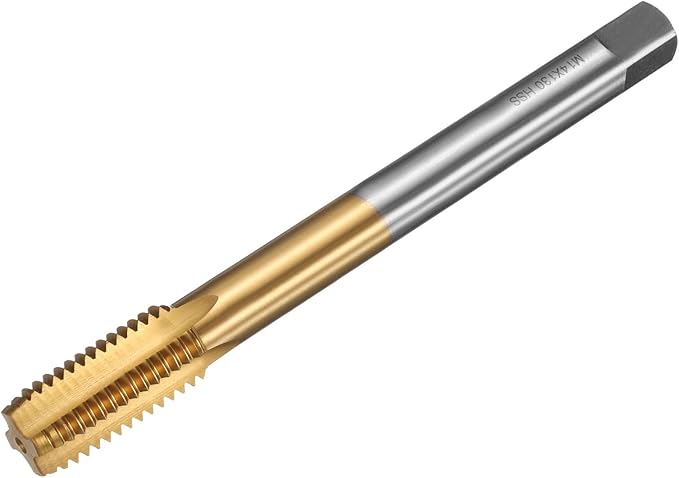 uxcell Metric Thread Tap M14 x 2 H2 130mm Straight Flute Screw Thread Milling Machine Taps Threading Tapping Repair Tool