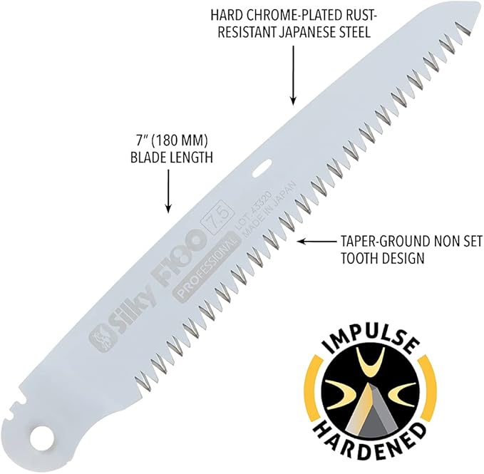 Silky Replacement Blade Only F180 180mm Large Teeth (144-18)
