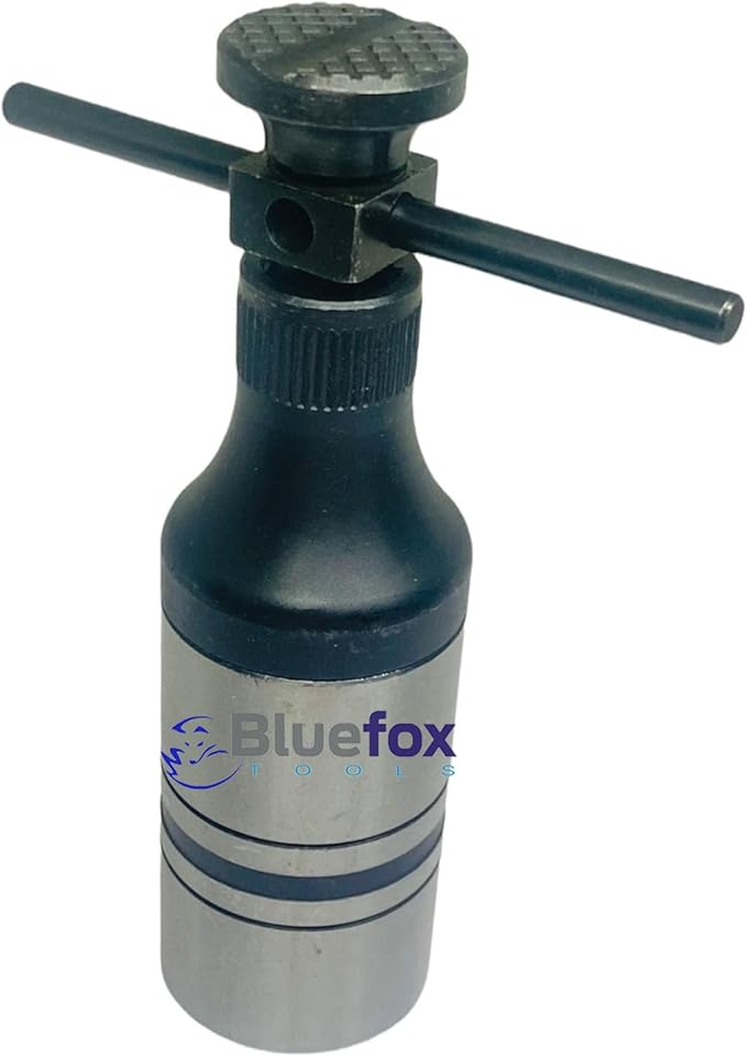 BLUEFOX TOOLS Machinist Jack Screw Set, (Pcs of 8) - 2-1/4" - 6-1/4" Range | 20 Adjustment with Pitch Screw | Knurled Finger Grip, Maximum Accuracy | 1-1/4 Inch (32mm) Base Diameter
