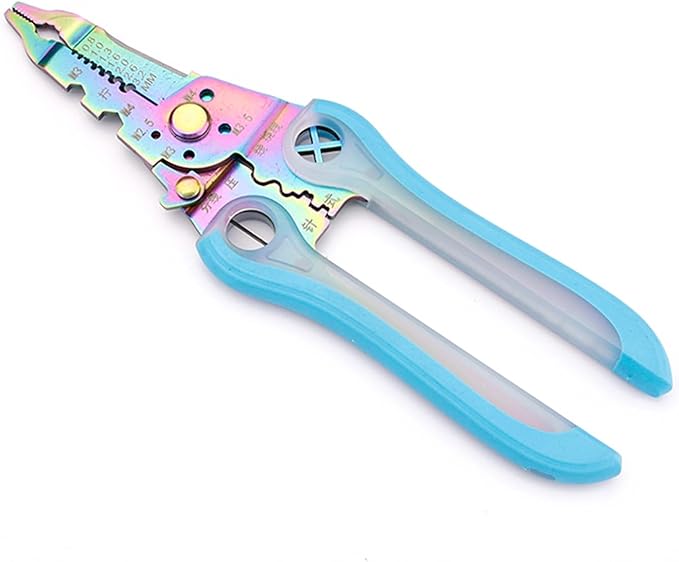 BONNEAIDE Small Wire Stripper/Crimper/Cutter, Electrical Pliers, Cutting/Crimping/Stripping Multi Tool, Electricians Tools