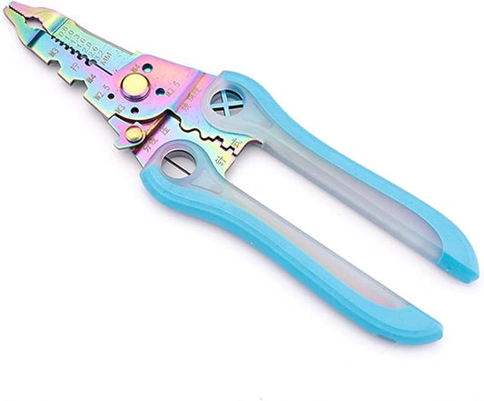 BONNEAIDE Small Wire Stripper/Crimper/Cutter, Electrical Pliers, Cutting/Crimping/Stripping Multi Tool, Electricians Tools