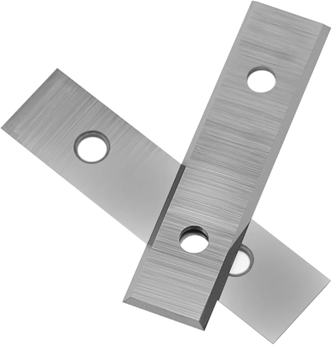 Carbide Scraper Blades 2" 49.5mm Carbide Inserts for Paint Scraper Hand-Held Scrapers Spiral Helical Planer Cutter Heads and Router Bits