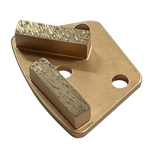 Trapezoidal Diamond Grinding Discs for Warrior, XtremePolishing & ASL Grinders, 30/40 Grit, Extra Soft Bond, Set of 3PCS