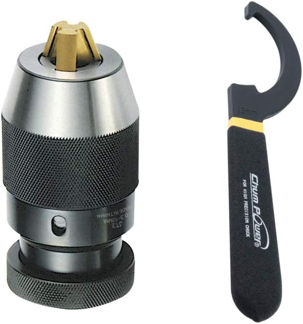 1/64"-1/2" Special Heavy Duty Keyless Drill Chuck, JT2 Mount, Titanium Jaws