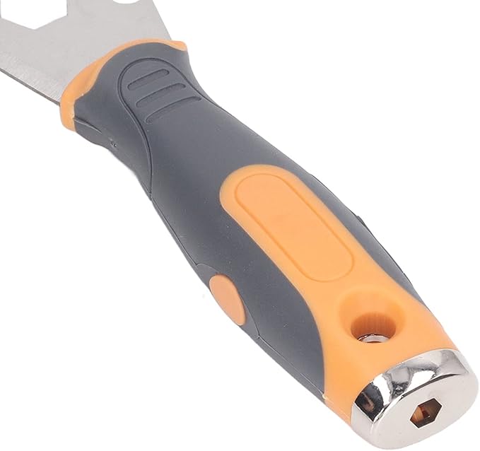 Multifunctional Putty Knife, 16-in-1 ABS Stainless Steel Blade Paint Remover Scraper Tool for Painting Wood Razor Blade Scraper