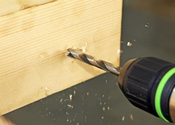 Fisch - 1200318 FSF-003885 Chrome Vanadium Brad Point Drill Bit, 3/16 inch
