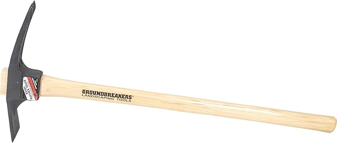 Vaughan Groundbreakers 26 Inch Handy Mattock Tiller, Ideal for Digging and Clearing, VN85201