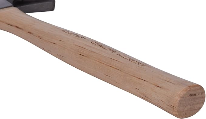 Century Drill & Tool 72276 Straight Claw Hammer, 16oz, Drop-Forged Steel, Hickory Wood Handle, Durable Ripping Hammer for Carpentry, Demolition & DIY