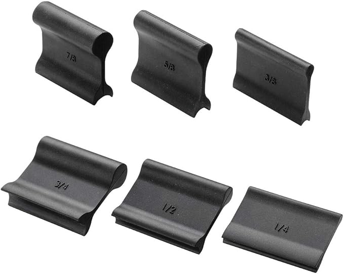 Contour Sanding Grips (Set of 6) - 2-Sided Concave & Convex Shape Flexible Sanding Block ??NBR Rubber Soft Sanding Block - Ideal Hand Sander Block for Sanding Inside & Outside Curves