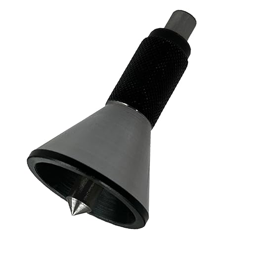 MachEl Engineer's Bell Punch Hand DIY Center Finding Tool ??75mm Length, 43mm Base Diameter, 35mm Cone Height, 40mm Handle Grip ??Quick, Easy & Accurate Centering of Round Bars.