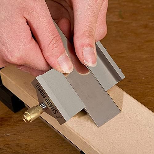 Sharp Pebble Honing Guide - Chisel & Plane Sharpening Jig - Fits Chisels 0.25' to 1.96', Fits Planer Blades 1.41' to 3.22'