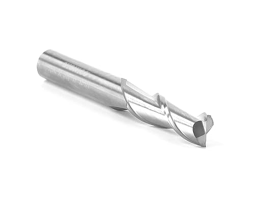 YONICO Upcut Router Bits Spiral 2 Flute Solid Carbide CNC End Mill 5/16-Inch Dia. 5/16-Inch Shank 31240-SC