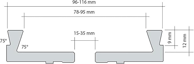 Large 90mm Dovetail Jaws for Woodturning Lathe Chucks, with smooth inside and outside for holding large workpieces, Compatible with Super NOVA 2, G3.