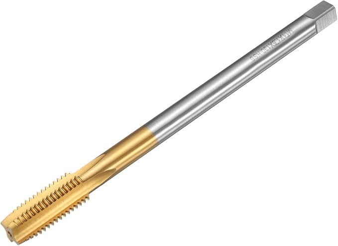 uxcell Metric Thread Tap M11 x 1.5 H2 130mm Straight Flute Screw Thread Milling Machine Taps Threading Tapping Repair Tool