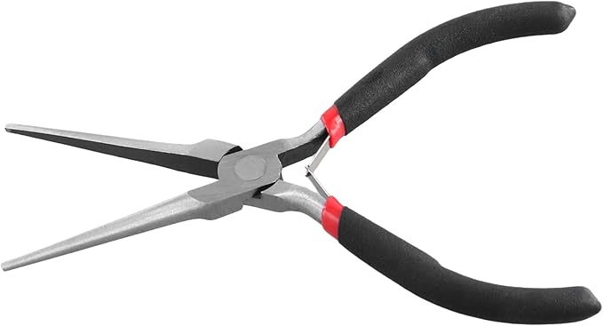 12 PCS 6 Inch Needle Nose Pliers Set,Long Needle Nose Pliers,Mini Jewelry Needle Nose Plier for Cutting Bending Wire Handmade Craft