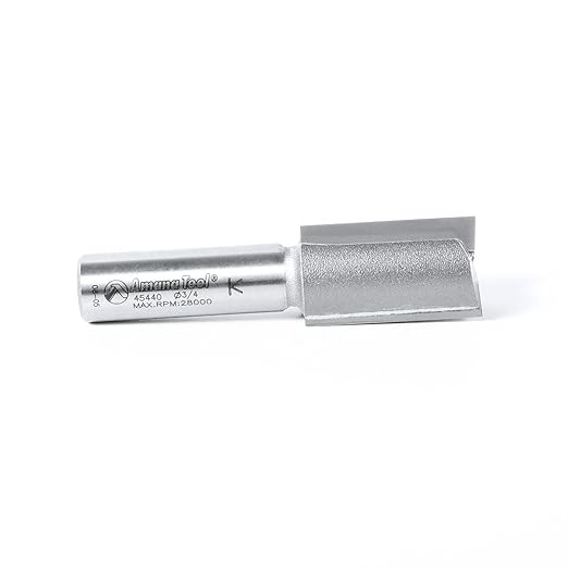 Amana Tool - 45440 Carbide Tipped Straight Plunge 3/4 Dia x 1-1/4 x 1/2" Shank