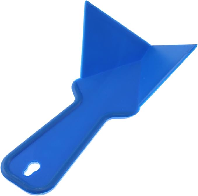 Maxmoral Drywall Corner Trowel for 90 Degree Angle Mud Finishing Tool Plastic Scraper for Mudding Drywall Interior Corner Taping Knife