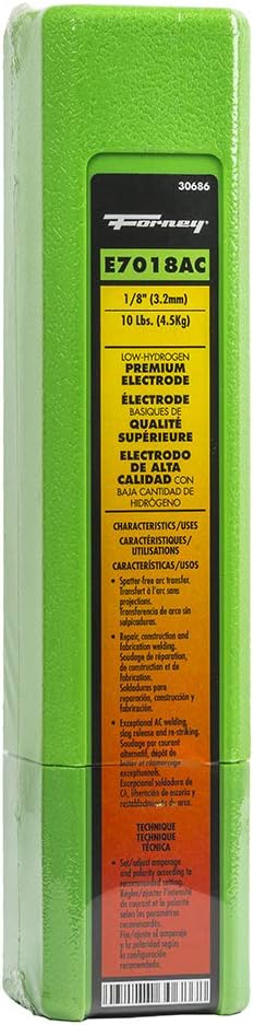 Forney 30685 E7018 AC Welding Rod, 1/8-Inch, 5-Pound