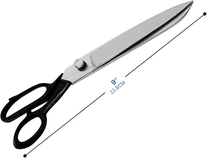 Tailor Scissors 9 Inch for Cutting Fabric Heavy Duty Scissors for Leather Cutting Industrial Sharp Sewing Shears for Home Office Artists Dressmakers