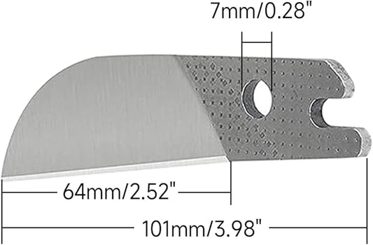 TOWOT Miter Shears Replacement Blade, 3 pcs Miter Trim Cutter, SK5 Steel Angle Shears