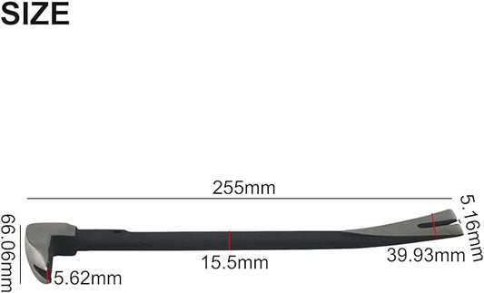 Nail Puller Tool For Woodworking, Dual Strike Zones, Precision-Honed Claws, Metal Pry Bar For Embedded Nails 1Pc (C)