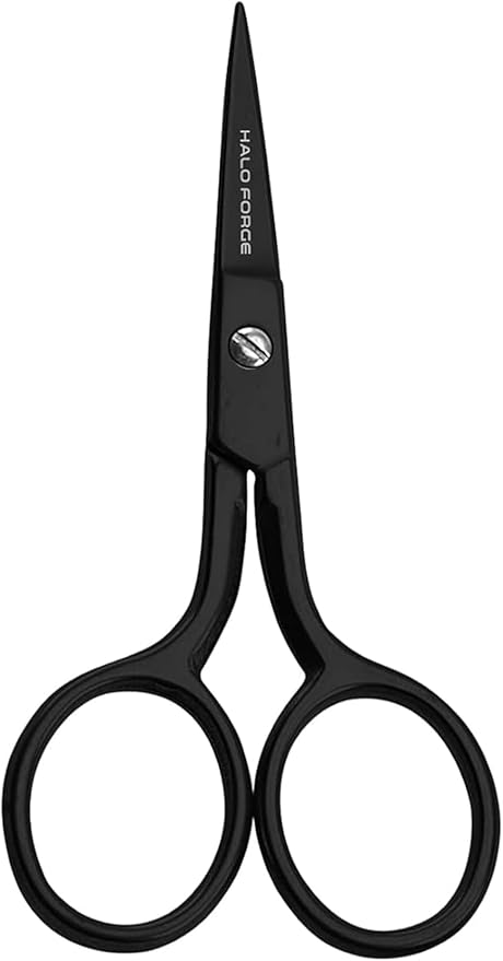 3 Pair Small Embroidery Scissors: Forged Stainless Steel Sharp Pointed Tip Precision Cutting Details Thread Yarn for fabric, sewing, craft, Needlework, 2.5 Inch, 3.5 Inch and 6 Inch Black