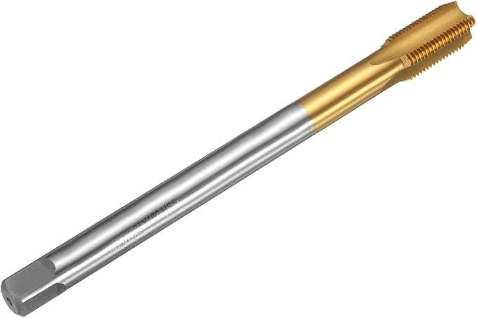 uxcell Metric Thread Tap M14 x 1.25 H2 160mm Straight Flute Screw Thread Milling Machine Taps Threading Tapping Repair Tool