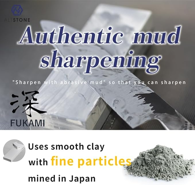 Whetstone Sharpening stone medium 1000 finishing 3000 w/Nagura, 7.1" x 2.4" x 0.8" (Pro Power. Perfectly Compact for home use), Made in Japan (#1000/#3000)