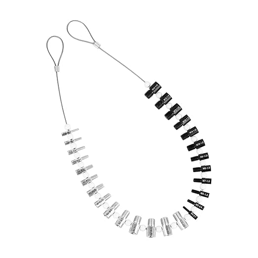 Nut & Bolt Thread Checker - 26 Male/Female Gauges - 14 Inch & 12 Metric for Quickly Checking Nuts and Bolts Inch or Metric and Verifying The Size