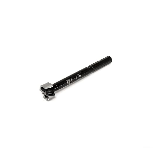 Fisch Black Shark Forged Steel Forstner Drill Bit for Woodworking, Precision Wave Design, Clean Cuts in Hardwoods, MDF, and Plywood, FSA-350439, Made in Austria (5/8 inch)
