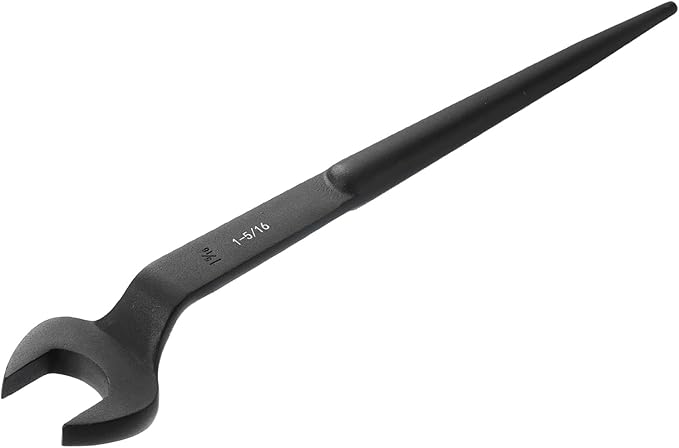 HARFINGTON Single Open End Spanner Wrench 1-5/16-inch 15 Degree Angle Single Open End SAE Construction Spanner Wrenches with 60째Offset Handle for Automotive Mechanical Maintenance