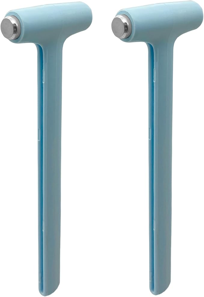 Small Hammer for Small Project, Lightweight Mallet, Little Size Hammer for Crafts, Watch, Jewelry, DIY, Leather, Blue, 2 Pcs