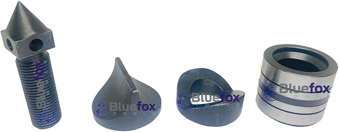 BLUEFOX TOOLS Machinist Jack Screw Set, (Pcs of 8) - 2-1/4" - 6-1/4" Range | 20 Adjustment with Pitch Screw | Knurled Finger Grip, Maximum Accuracy | 1-1/4 Inch (32mm) Base Diameter