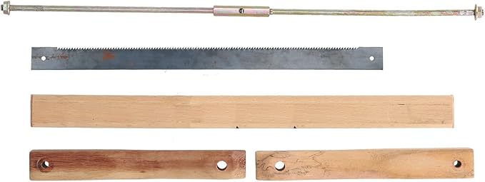 Frame Saw, Teakwood Handsaws, Blade Replacement Carpenter Hand Bow Wood Cutting Tool, Portable Frame Saw for Cutting Wood(400mm) Cut Percussion Tool, Hack Saw Blade