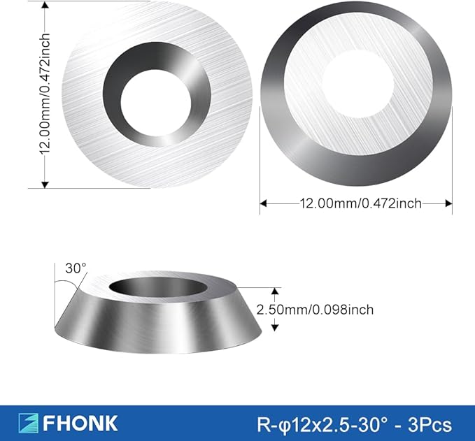 17Pcs Tungsten Carbide Cutters Inserts Set, Lathe Tools for Wood Lathe Turning Tools, Supplied with Screws and Screwdriver (Silver-17Pcs)