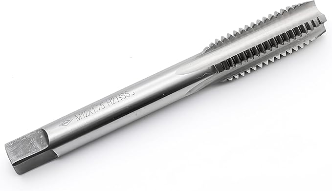 Metric Thread Tap, M12 X 1.75 HSS Machine Right Hand Thread Tap M12 X 1.75mm