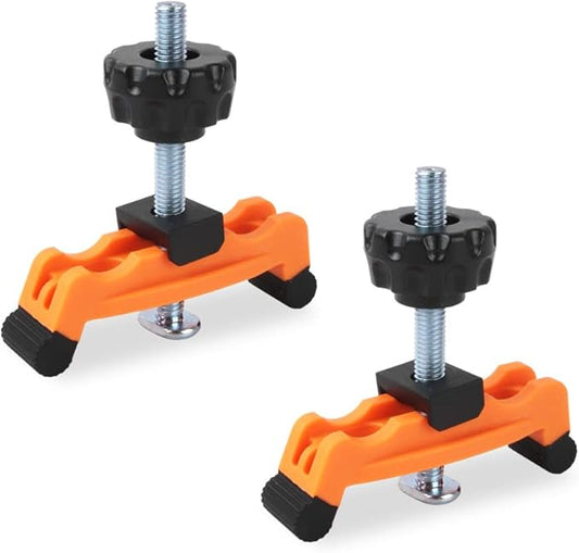 O'SKOOL Multi-Positionable T-Track Hold Down Clamp Kit for CNC Router, Metalworking and Woodworking T-Slot T-Track, 2 Pack, TT13